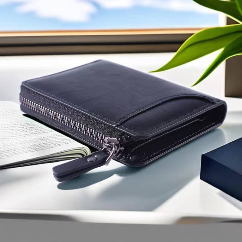 Men's Wallet Vertical Retro Card Holder Minimalism