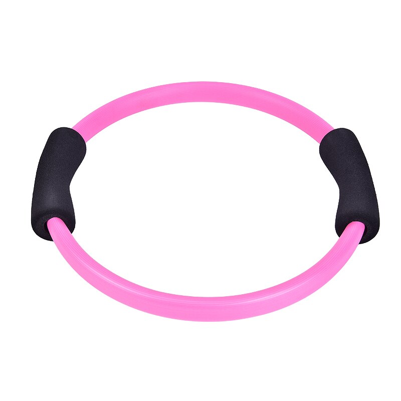 Pilates Ring Magische Cirkel Dual Grip Sportartikelen Yoga Ring Oefening Fitness Body Massage Loop Afvallen Apparatuur: Roze