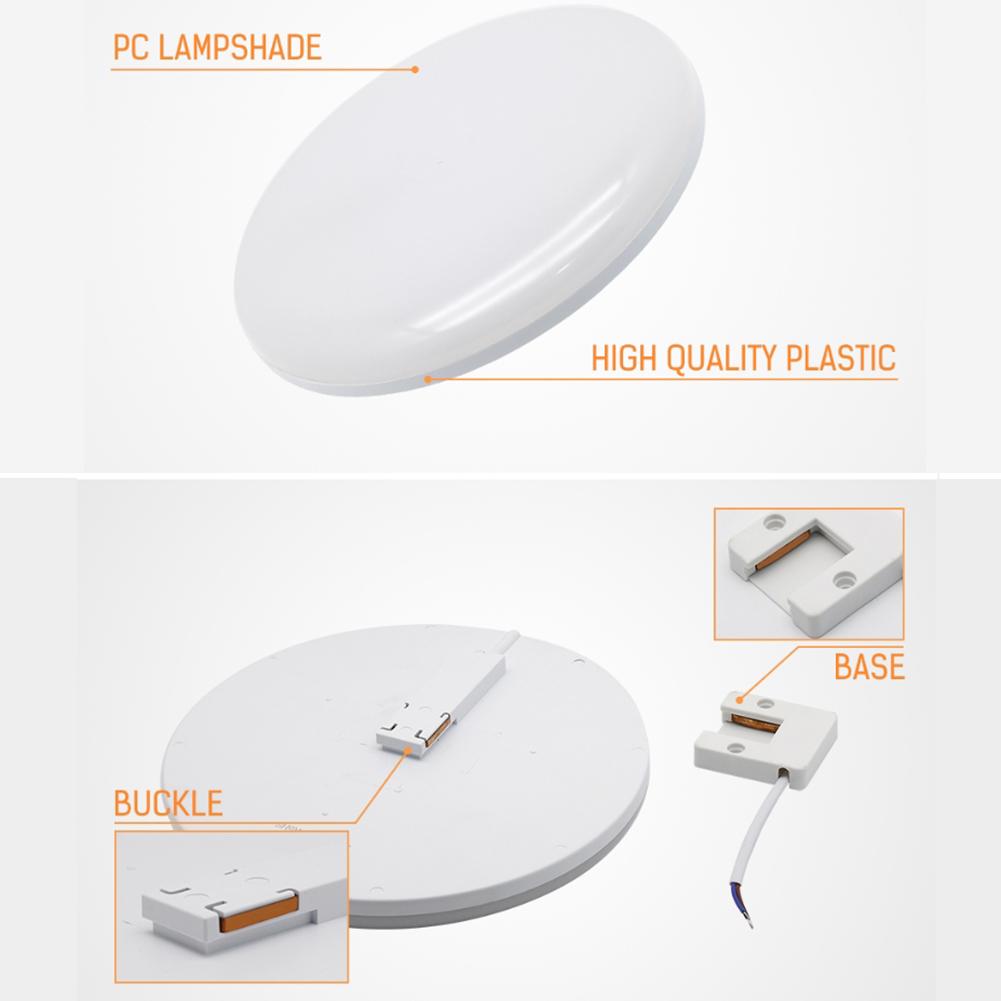 LED Slanke Plafondlamp 24W 36W Eenvoudige Installatie Ultra-dunne 85-265V Wit/Warm wit