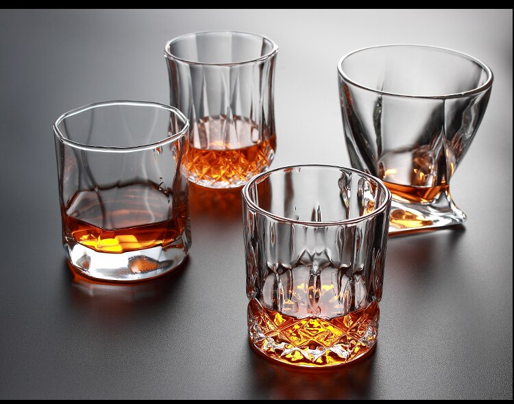 Verre en cristal trempé pour eau chaude et froide, 1 pièce, verres créatifs à vin blanc, liqueur à boire, whisky