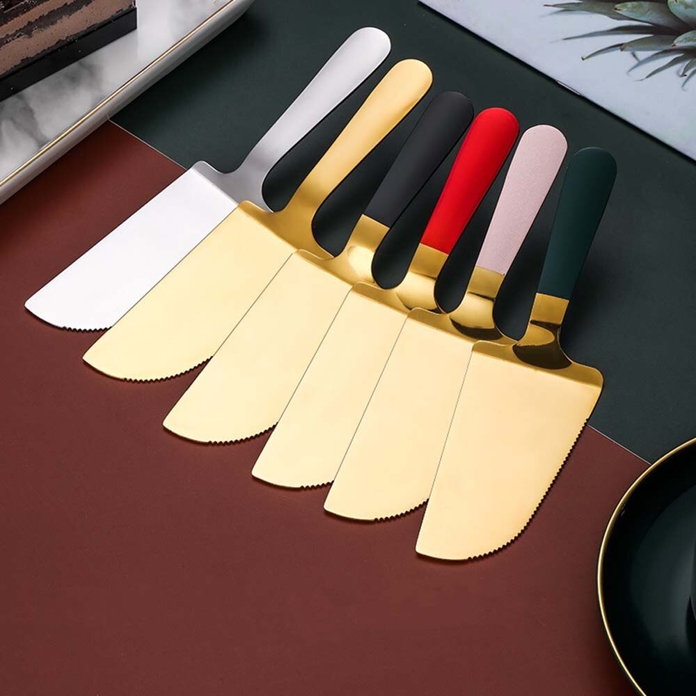 Toothed Cake Shovel Edge Cake Blade Cutter Pie Pizza Shovel Cake Spatula Ice Cream Dessert Cutter Food Kitchen Baking Tools