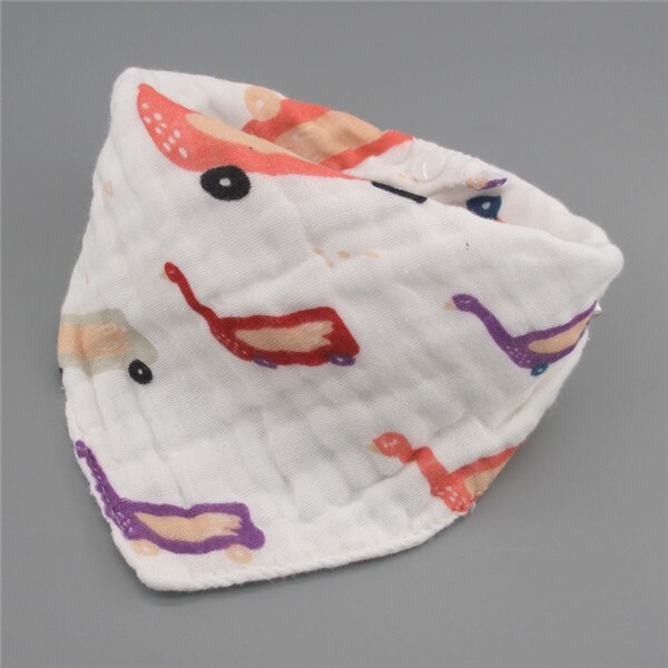 5 Stuks/partij Baby Slabbetjes Meisjes Jongens Baby Doek Cartoon Afdrukken Babyvoeding Bandana Slabbetjes Katoenen Garen Bebe Accessoire Baby Als: 11
