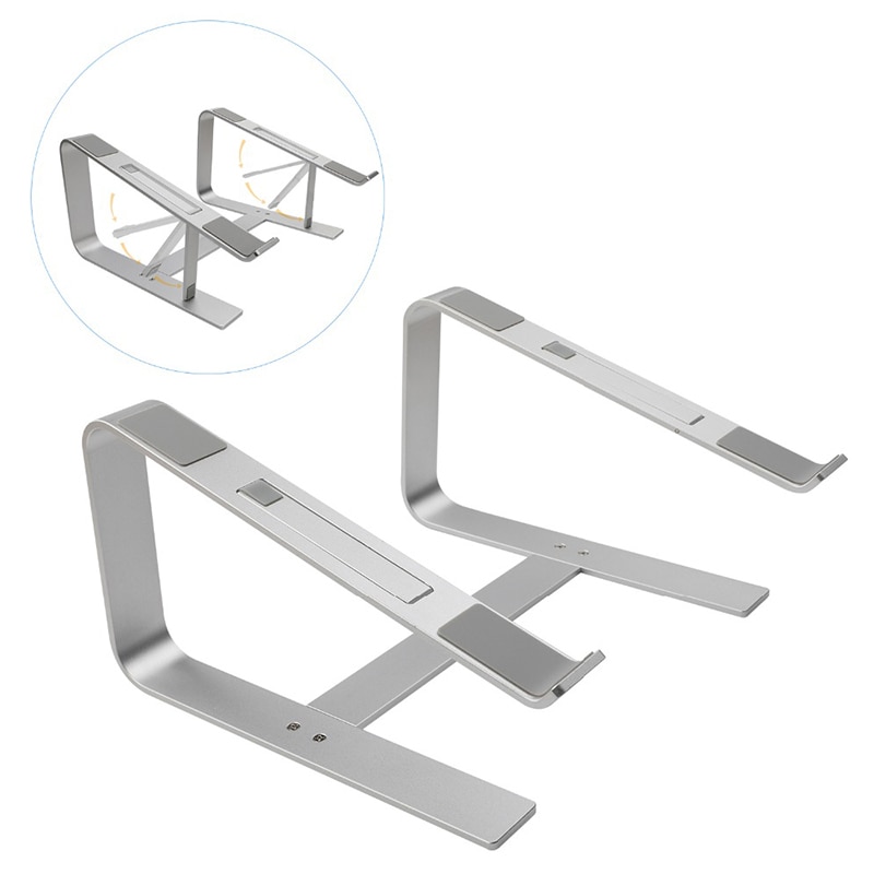 Aluminium Laptop Stand Ergonomische Metalen Cooling Notebook Houder voor Mac Book Air Pro Base Beugel voor Laptop