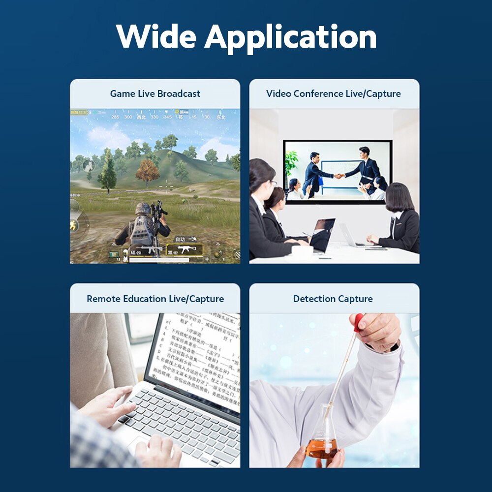 ezcap CAM LINK 4K USB Video Capture Card DLSR Camera Video Camera DV Live Broadcast Camera Capture Card Wide Compatibility