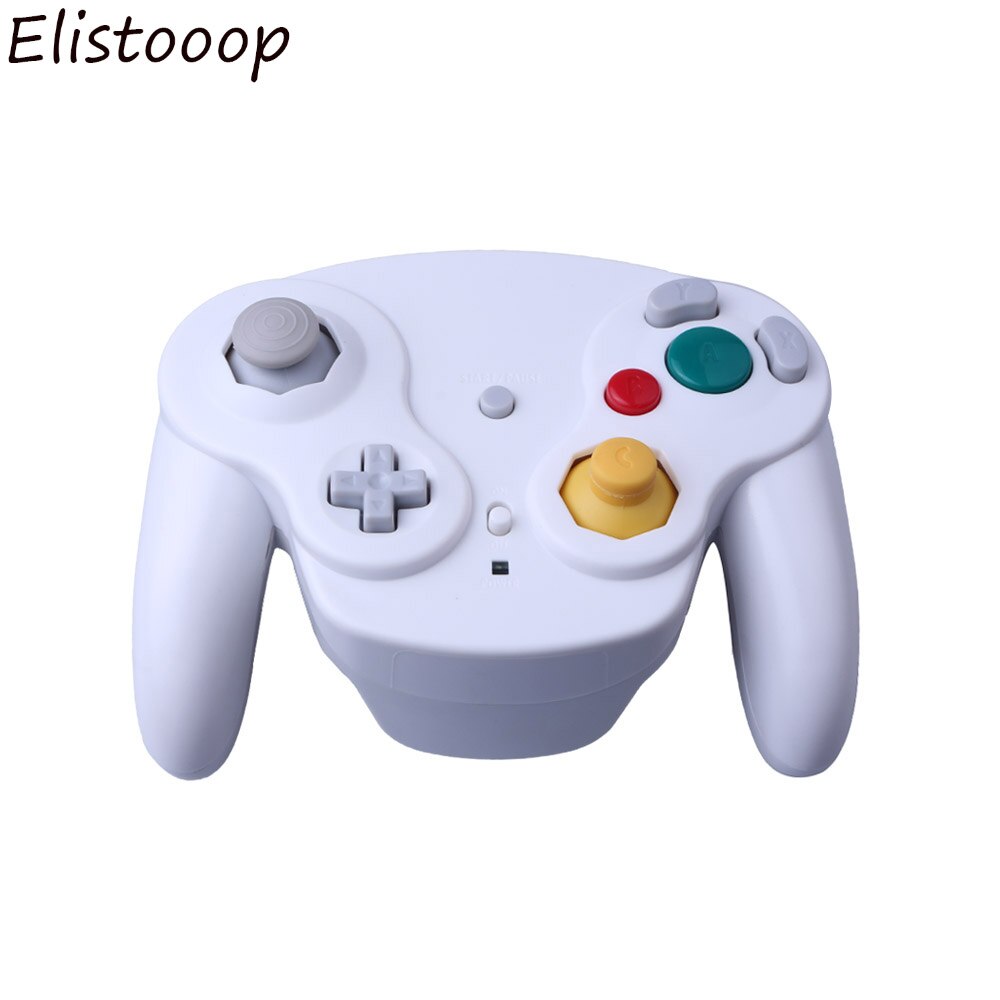 Wireless Bluetooth Gamepad 2.4Ghz Bluetooth Controller Joystick For Nintendo GameCube For NGC For Wii: White