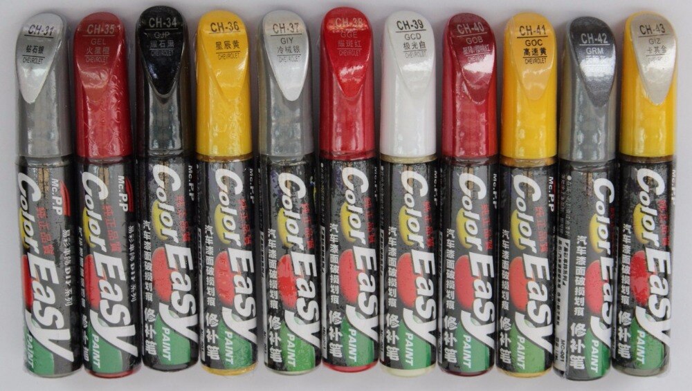 Stylo de peinture automobile pour réparation de rayures, accessoire de peinture automobile pour Chevrolet Cruze, SAIL,aveo,epica, trax,spark malibu,captiva