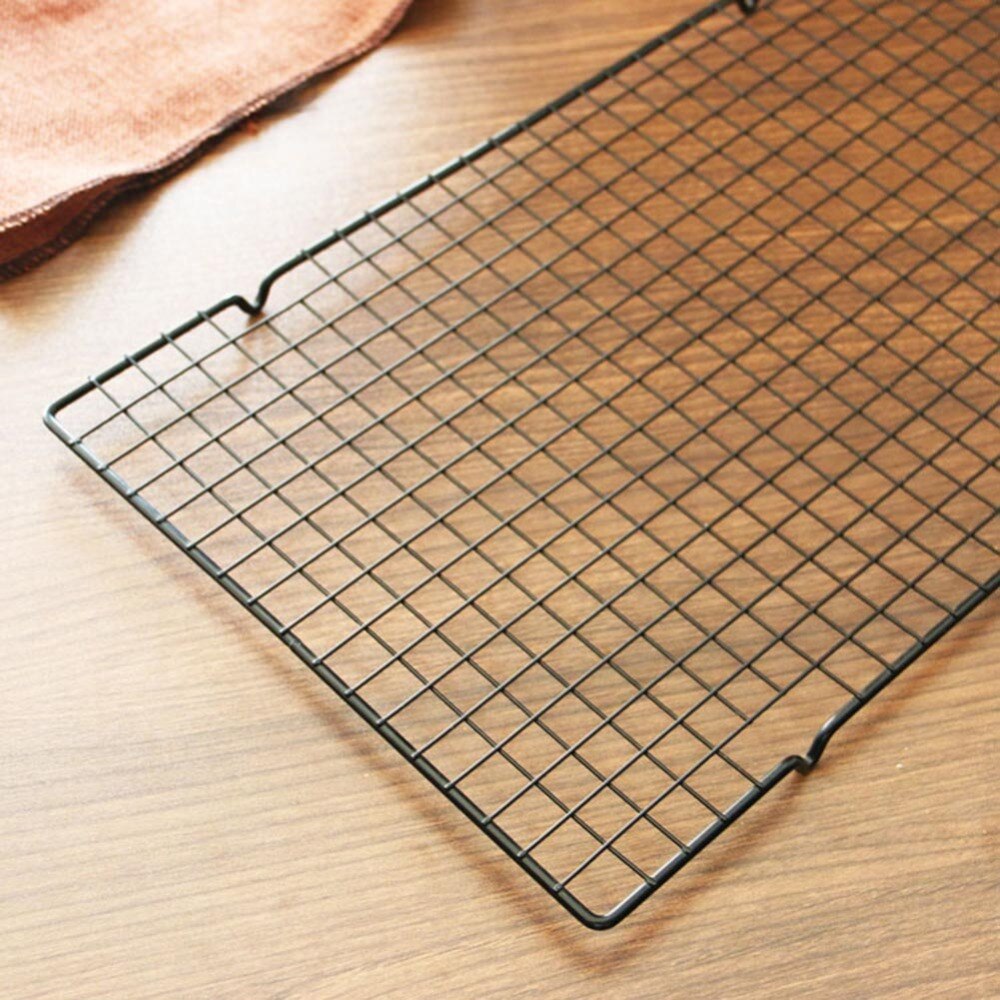 Griglia Raffreddamento E Cottura In Acciaio Inox, 31x20x1.5cm, Antiaderente, Per Forno, Barbecue, Pasticceria, Macarons, Pane, Verdure, Grigliata, Cucina Interna/Esterna