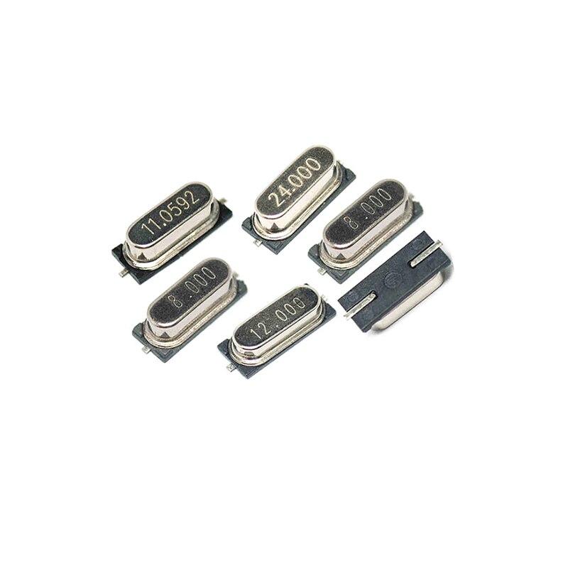 10 TEILE/LOS SMD Quarz Kristall Resonator passiv Oszillator HC49S 3,579545 Mhz 4Mhz 6Mhz 8Mhz 12Mhz 16mhz 20Mhz 24Mhz 27,120 Mhz