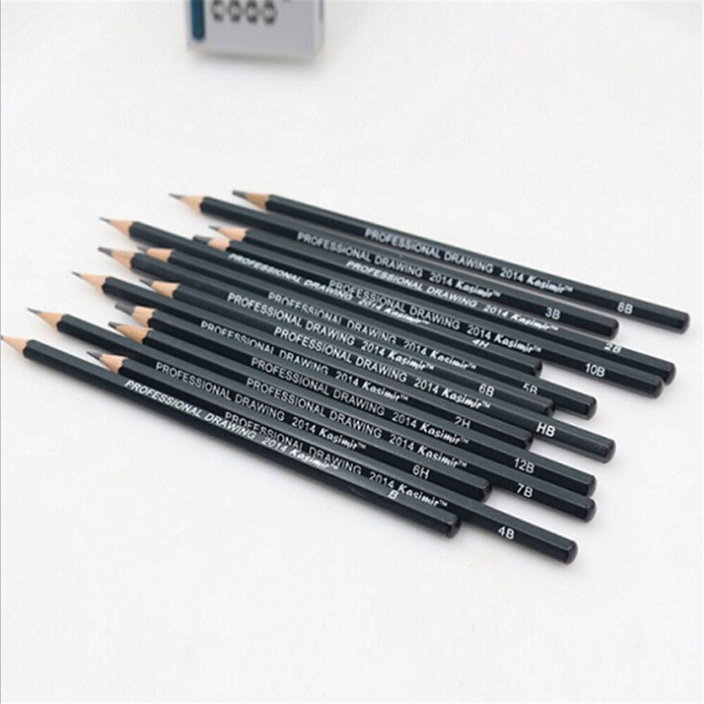 14Pcs/box Sketch Pencil Paper Drawing Pencil Set Stationery Art Professinal Sketch Art Drawing Sketching Pencil School Supply