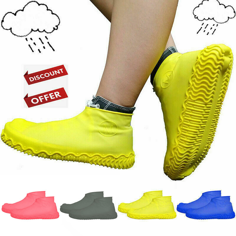 Anti-slip Waterdichte Schoen Covers Herbruikbare Latex Schoen Covers Overschoenen Regen Siliconen Waterdichte Schoen Covers
