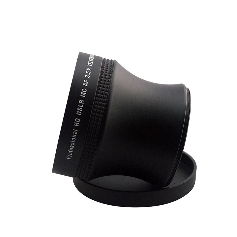 Lightdow 58Mm 3.5x Affliated Lens Metalen Teleconverter Vergroting Telelens Voor Lens Met 58Mm Filter Draad