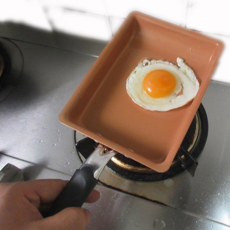 Rectangular Japanese Non-stick Frying Pan Tamagoyaki Non-stick Fry Egg Pan Pancake Pot Kitchen Cooking Tools Coating and Induct