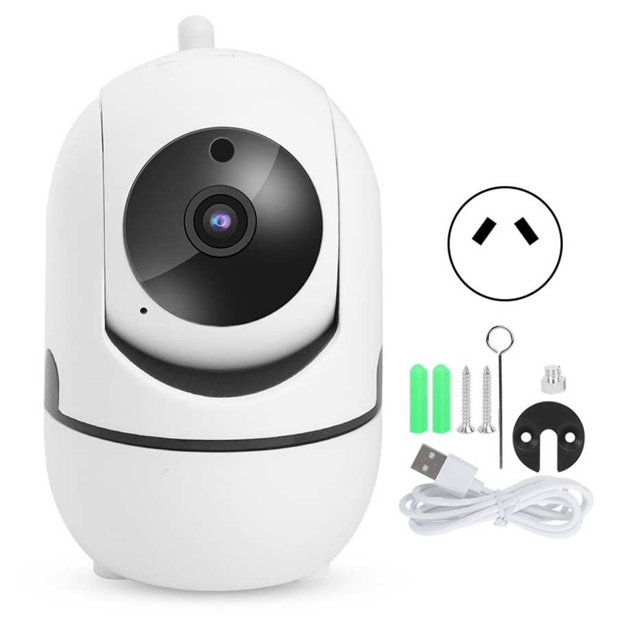 1080p ip kamera wifi webcam infrarød nat intelligent menneskelig tracking bevægelsesdetektering trådløs sikkerhed baby monitor: Stil 1