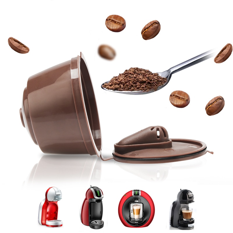 3 Pcs/Packet 3rd Hervulbare Voor Dolce Gusto Koffie Capsule Voor Dolci Machine Herbruikbare Dulce Gusto Koffie Filter