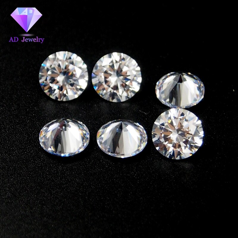 AAAAA di Qualità Resistente Al Calore Casting Bianco Cubic Zirconia Pietra