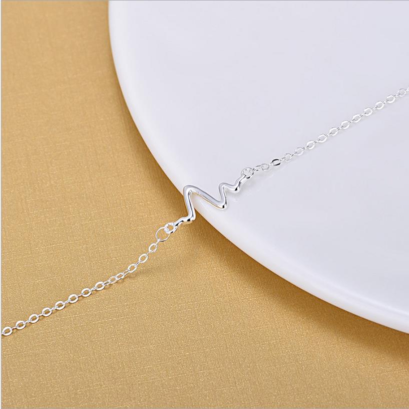 Everoyal Semplice di Modo Geometrica Bracciali A Catena Per Le Donne Gioielli Vintage In Argento 925 Cavigliere Ragazze Accessori di Cerimonia Nuziale Della Sposa