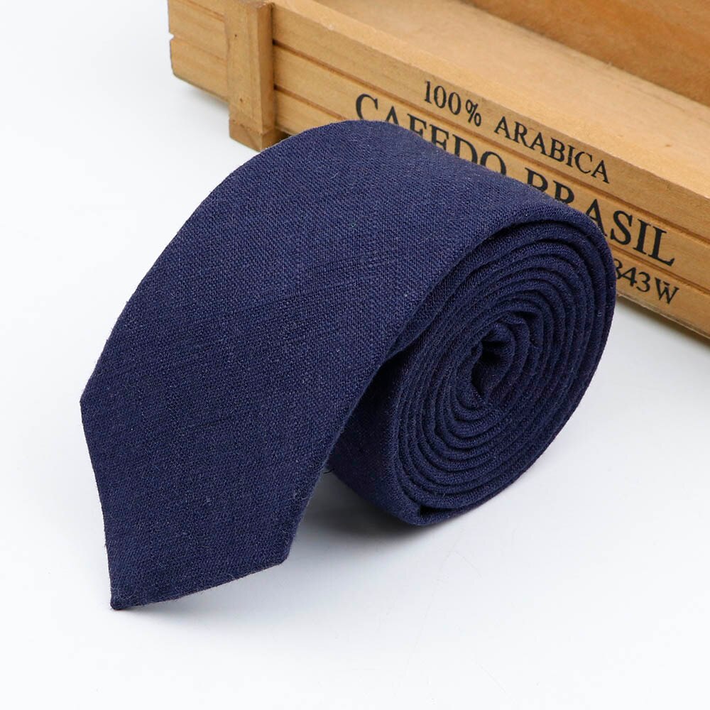 Corbata informal para hombre, corbatas delgadas hechas a mano de algodón clásico de 6,5 cm con textura de camisa estrecha para boda, Collar, corbatas delgadas,: 6