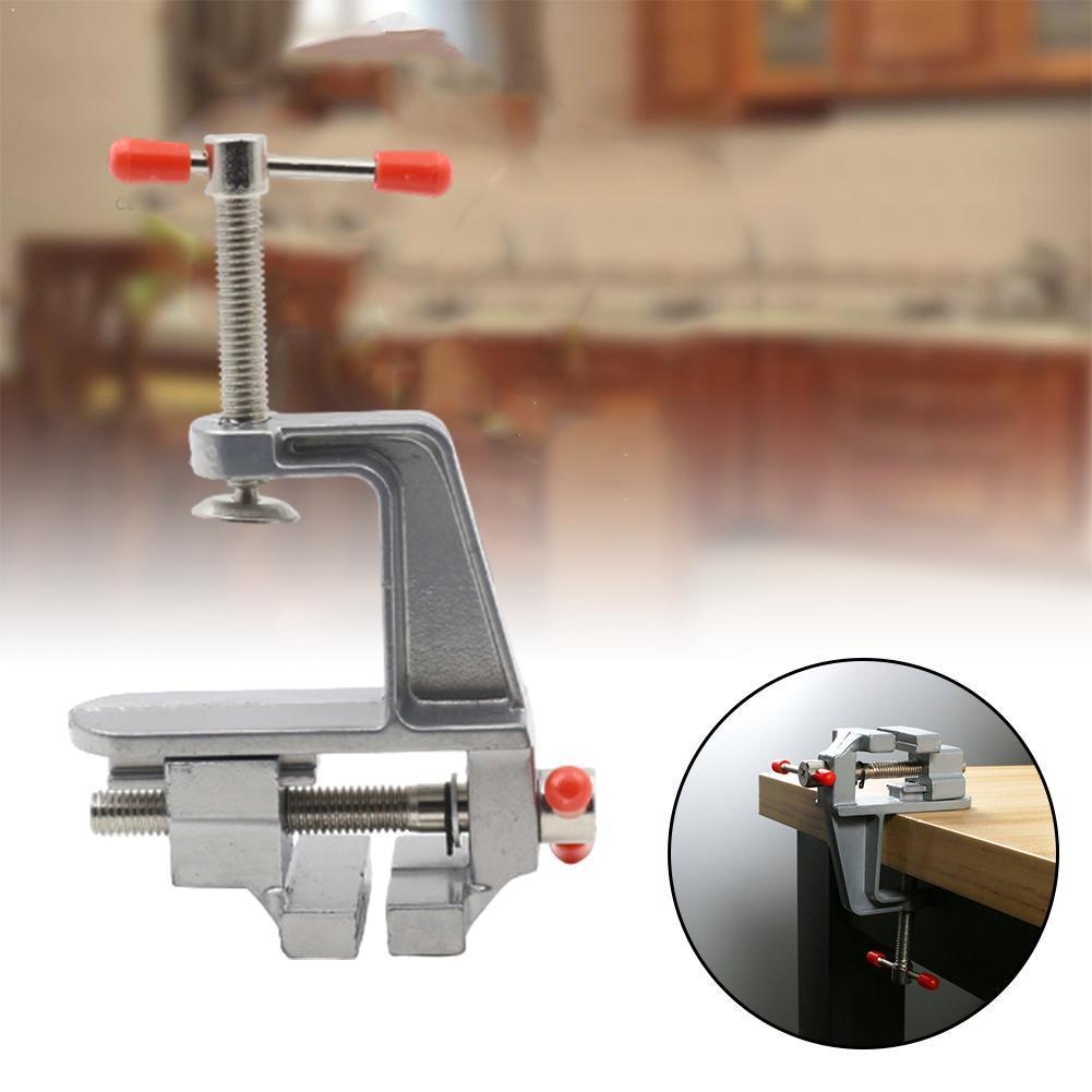Multifunctional Jewelers Vice Cast Iron Bench Vise Anvil Hand Clamp-On Clamp With Mini Hobby Bench Table Large On Vise Tool W9Q4