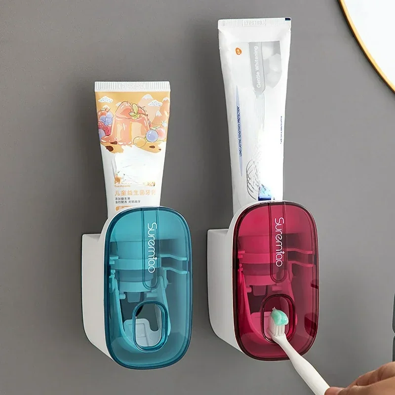 Distributeur automatique de dentifrice mural, presse-dentifrice, porte-brosse à dents domestique, gadgets paresseux, accessoires ménagers,