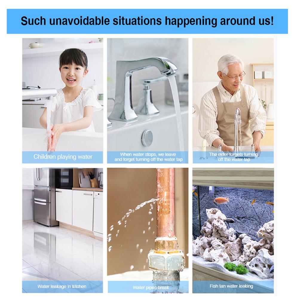 Smart Water Leakage Alarm Home Water Overflow Sensor Leakage Alarm For App Control Home Security System