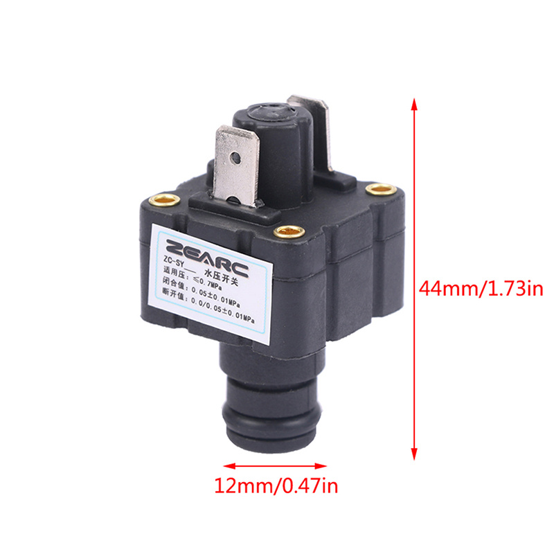 Manometro per caldaia sospeso a gas nero pressostato dell'acqua sensore di pressione elettronico accessori per la manutenzione generale