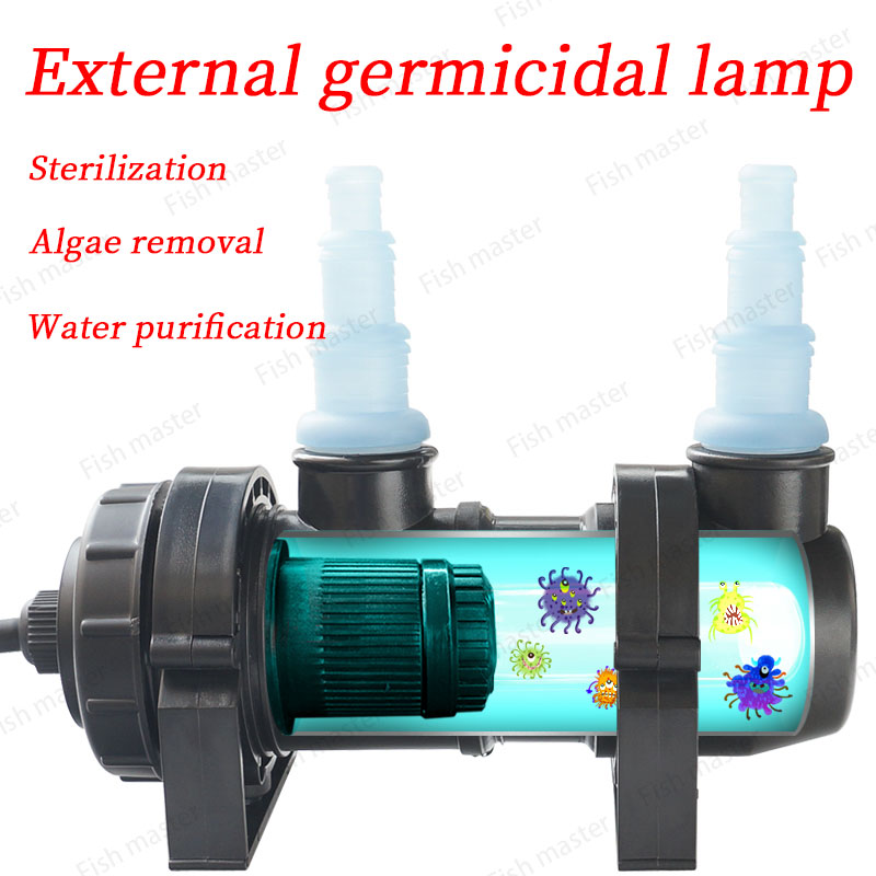 Jebo UV Sterilizer Light Lamp Fish Tank Ultraviolet Water Filter Pond Water Cleaner For Aquarium Pond 220~240V 5W~36W JEBO