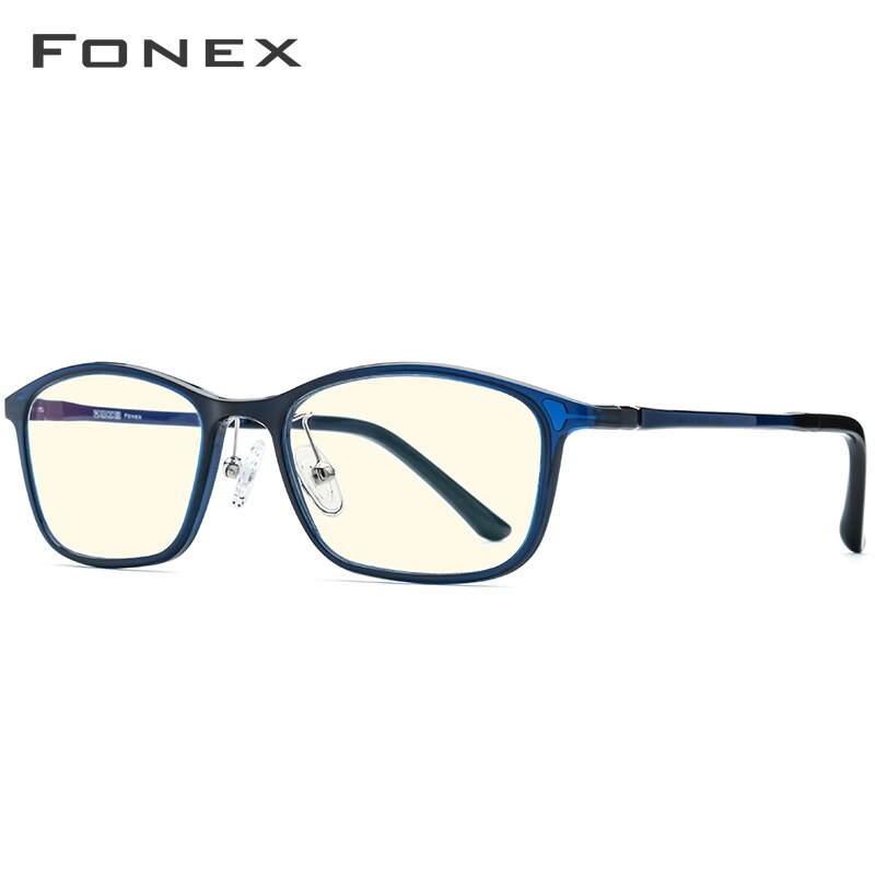 Gafas de protección contra luz azul FONEX Ultem TR90 gafas de protección para hombres gafas antiazules rayos Gaming gafas de ordenador mujeres AB03