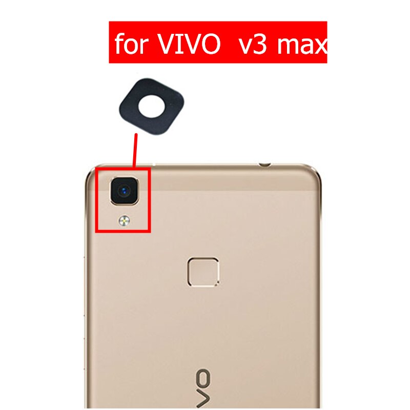 Lentille en verre pour caméra vivo v3 max, 2 pièces, avec colle, pièce de rechange