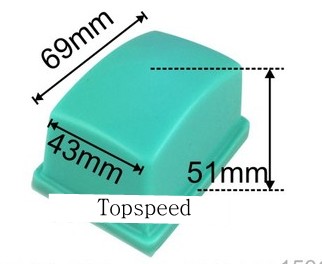 69x43mm silicone rubber pad for pad printing pad printer