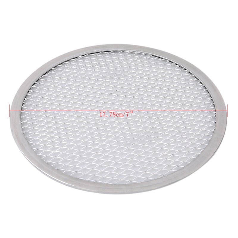 1PC Aluminium Platte Mesh Pizza Screen Ronde Bakplaat Netto Keuken Tool 6 inch-7 inch Keuken gereedschap QB978122