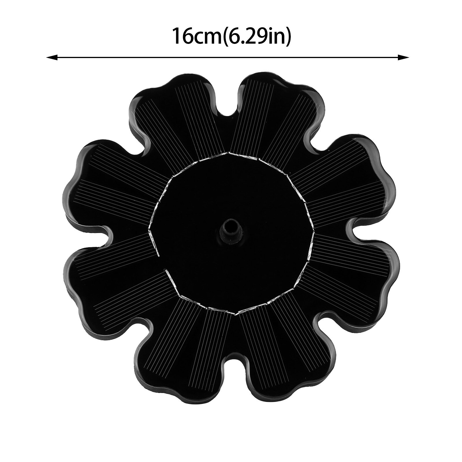 45# Floating Solar Fountain Pump With Nozzle Free Standing Solar Powered Water Fountain Pump Bird Bath Outdoor Garden Pond Pool