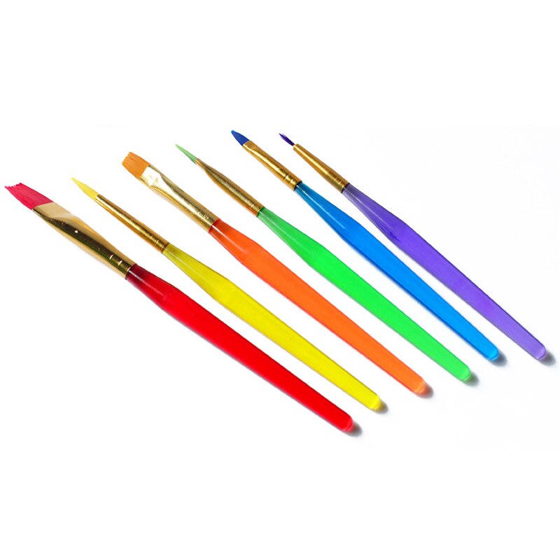 6Pcs/set Diy painting tools children creativity kit colorful brush drawing pen funny pens art supplies for kids drawing pad