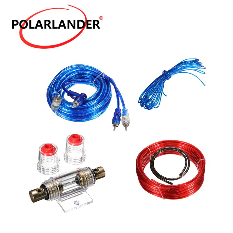 Universele Gemodificeerde Auto Stereo Subwoofer Sets Van Lijnen Auto Auto Compleet Versterker Bedrading Kit Gauge Voor Subwoofers