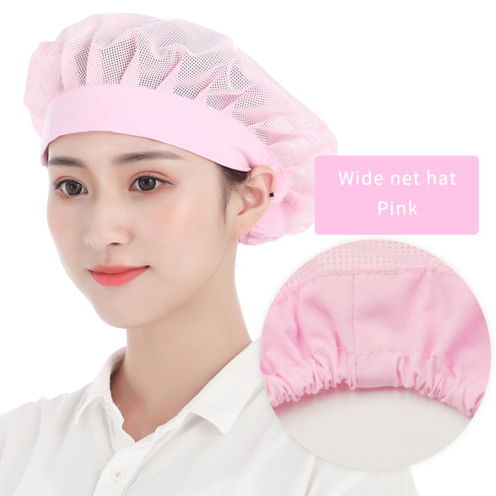 Chef Waiter Hat Elastic Mesh Caps Restaurant Kitchen Uniform Chef Cooking Hat Catering Food Service Workshop Caps Gorro Cocinero: 2