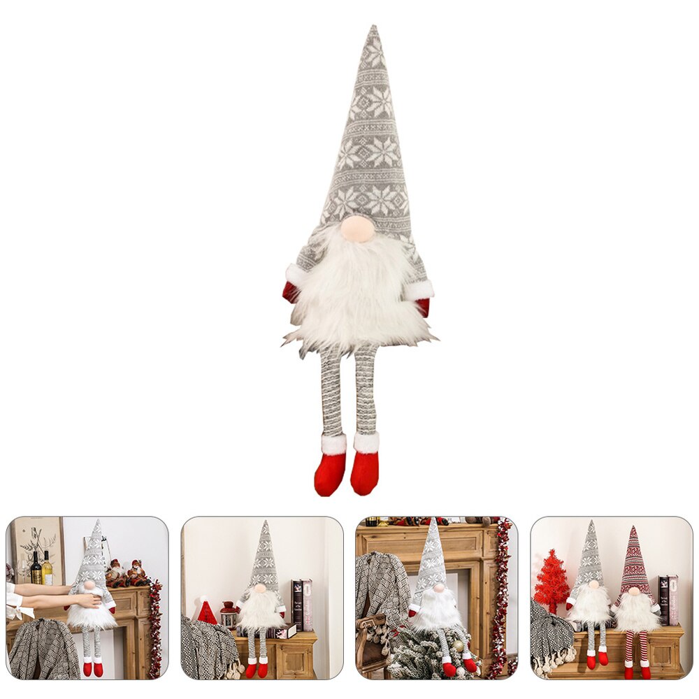 1Pc Christmas Ornament Funny Christmas Tree Topper Christmas Decor Christmas Doll Christmas Tree Topper for Party Xmas Tabletop: Default Title