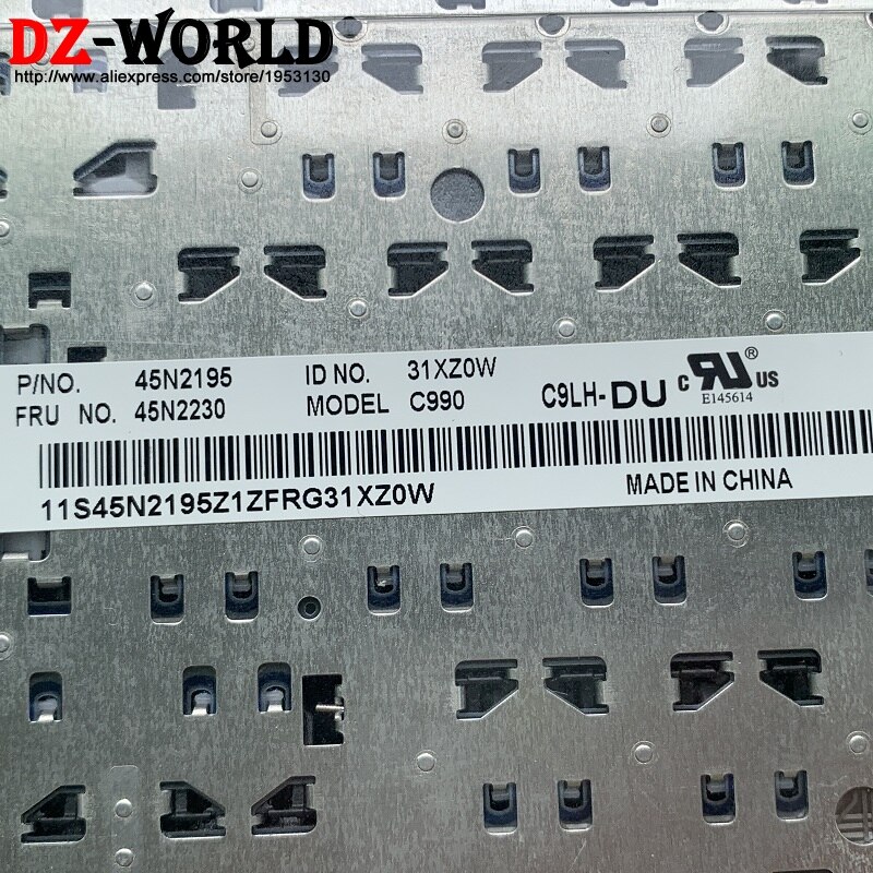 NL Países Bajos holandés Teclado para Lenovo Thinkpad T410 T420 T410S T420S X220 X220i T510 que T520 W510 W520 Teclado 45N2230