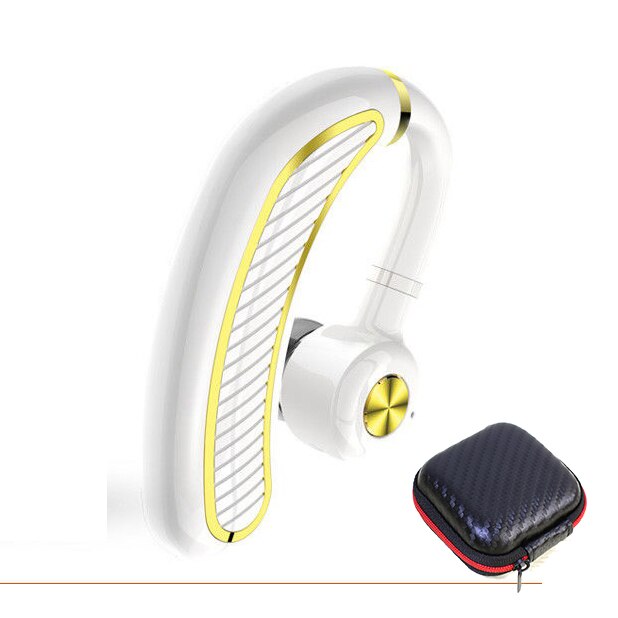 K21 langattomat kuulokkeet bluetooth kuulokkeet korvakoukut urheilukuulokkeet puhelimeen handsfree kuulokkeet latauskotelon äänenvoimakkuuden säätimellä: Valkoinen laatikko