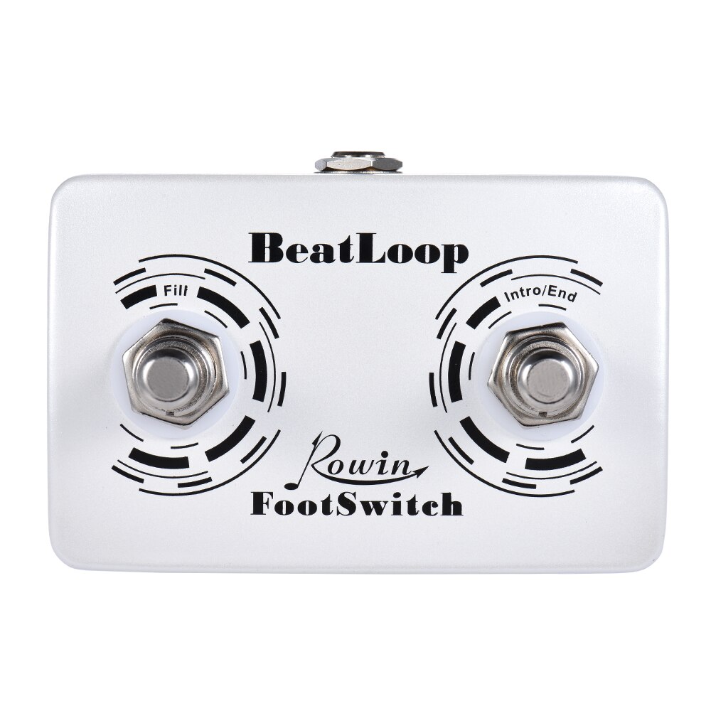 Rowin BeatLoop Dual Footswitch Foot Switch Pedal for Rowin BEAT LOOP Recording Effect Pedal with 6.35mm Cable