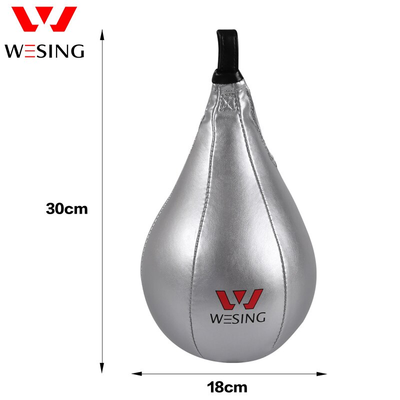 Pelota para golpear con reflejos de boxeo, pelota inflable para golpear con forma de pera, Bola de velocidad de PU Sanda, pelota de entrenamiento de reacción
