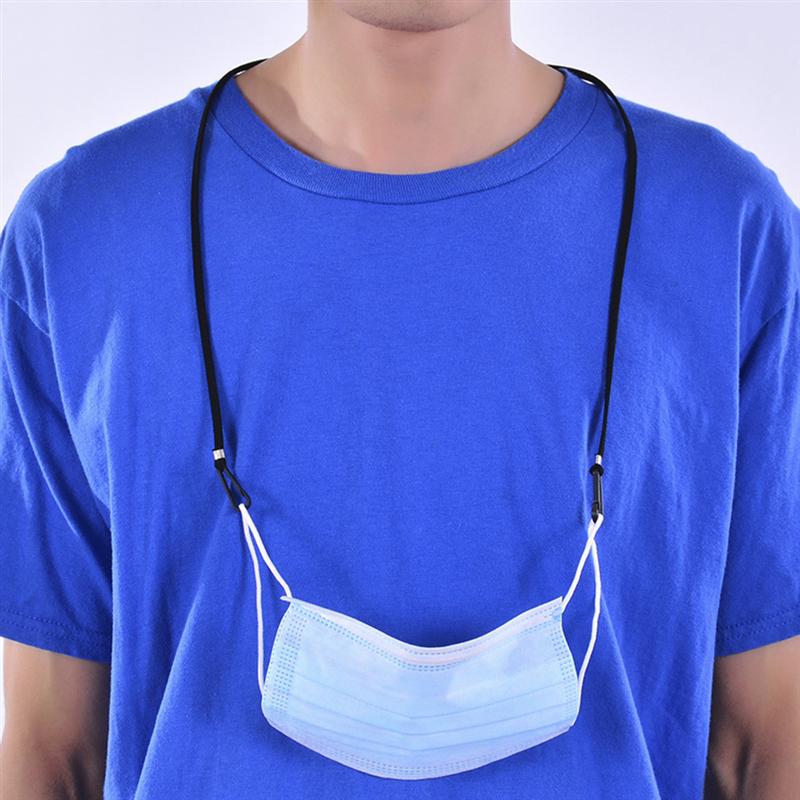 12 Pcs Face Mask Holder Rop Mask Holder Adjustable Length Face Mask Lanyard Convenient Safety Hanger Hanging Hook Rop