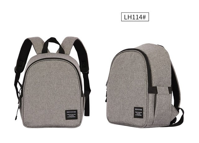 DENUONISS – sac à dos isotherme multifonction pour pique-nique, petit sac isotherme pour déjeuner: gray