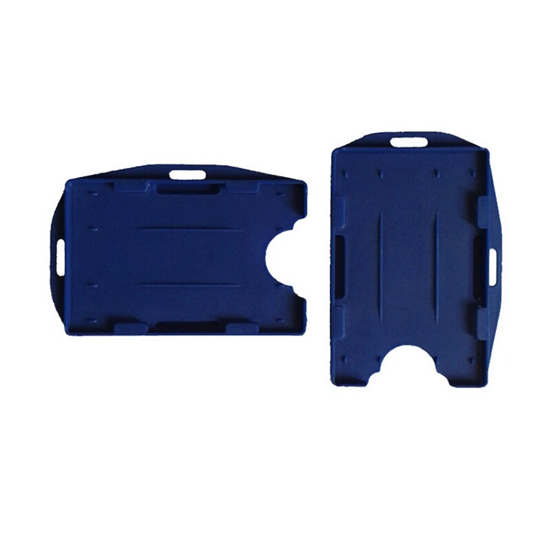 Pp Plastic Id Identification Card Holder Both Sides Of The Card Horizontal And Vertical Bidirectional Dual-Purpose Card Housin: 06