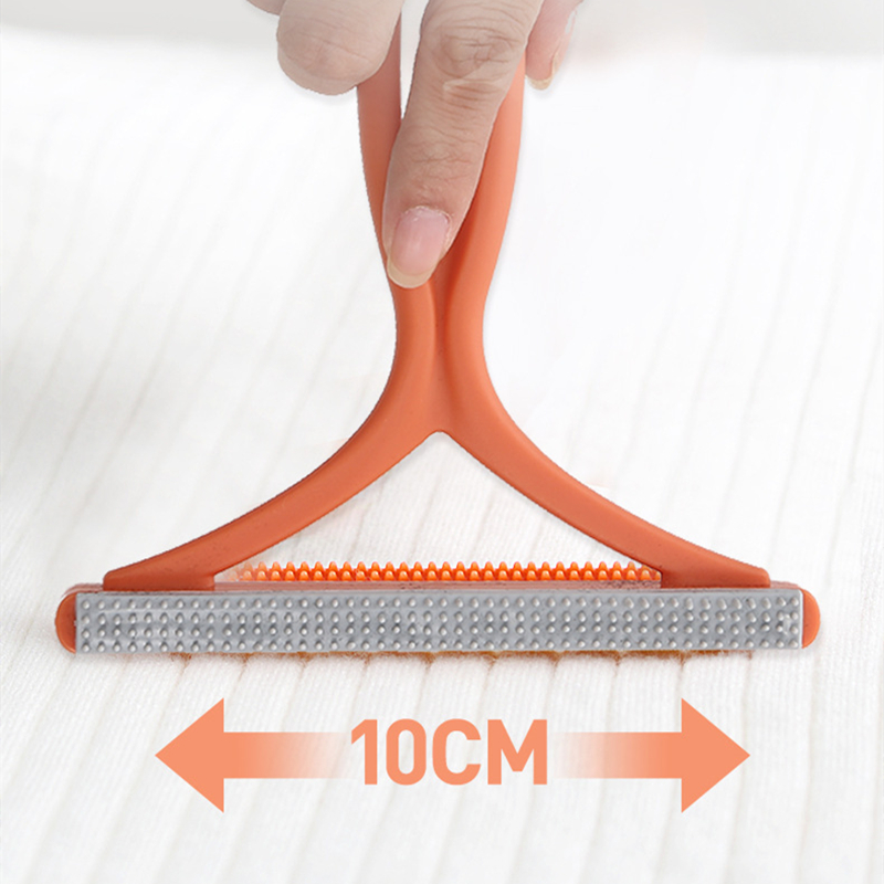 Brosse Portable Double face pour épilation manuelle des poils, outil de nettoyage ménager, pour manteau de tapis, vêtements, rasoir