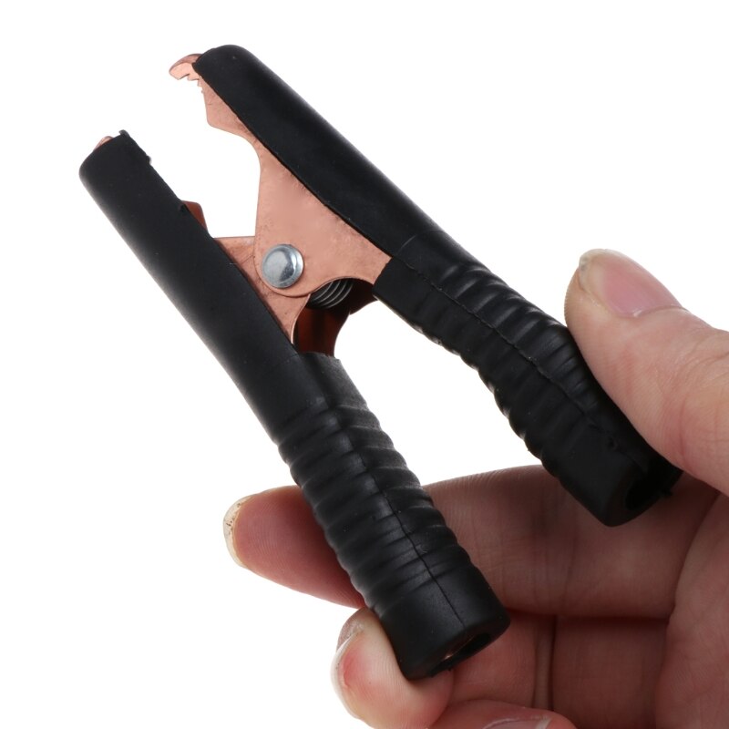 Pinzas de cocodrilo de prueba para batería de coche, pinzas de cocodrilo de 90mm, 100A, 2 piezas
