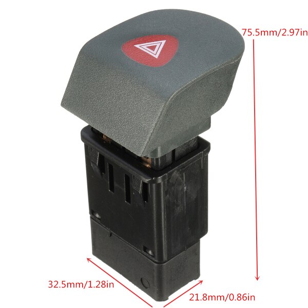 Auton varoitusvalokytkimen painike renault kangoo express 1998-2002 7700308821: lle