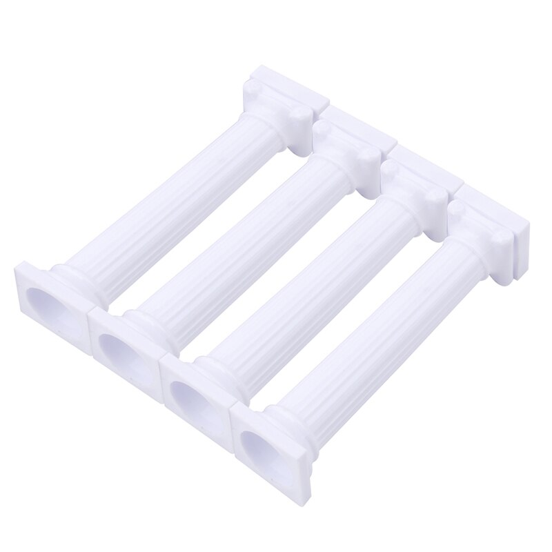 4 unids/set blanco griego Pilares de Día de San Valentín de pastel de separador de soporte decoración de la torta de boda está Fondant apoyo molde