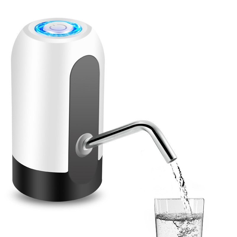 Elektrische Pumpe Für Wasserhahn Wasser Flasche Usb Aufladbare Flaschen Wasser Spender Pumpe Schwarz Weiß Farbe Hand Pumpe Flaschen Wasser