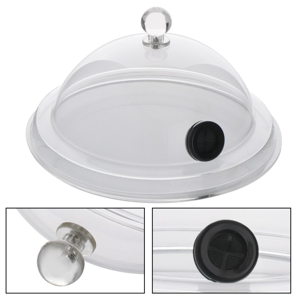 Molecular Cuisine Smoke Hood Food Grade Lid Dome Cover For Smoker Gun Accessory Smoke Infuser Cake Steak Cover Kitchen Food Dish