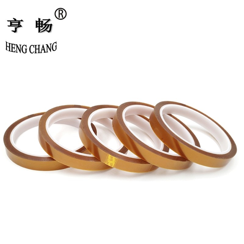 5mm 10mm 20mm Heat Resistant Polyimide Tape High Temperature Adhesive Insulation