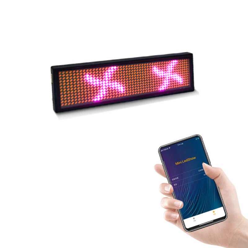 Bluetooth LED Name Abzeichen Preis Tag Restaurant Shop Ausstellung Nacht Club Hotel Digitale WILLKOMMEN Signage Led Abzeichen Clip Insignia: Bluetooth Pink
